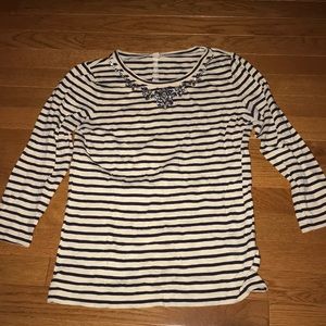 J Crew embellished t-shirt
